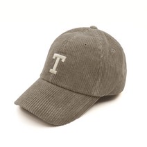 HW-BC066CD VRT Initial Corduroy Cap│T Brown