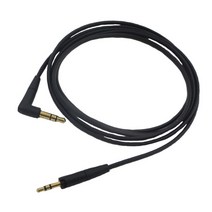 Sennheiser HD400S HD350BT 연결 헤드폰 와이어 라인 교체를위한 산소가없는 구리 코어 오디오 케이블, [01] Black, 01 Black