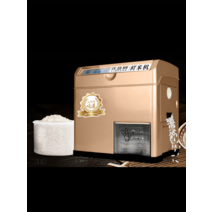 쌀도정기 백미 현미 벼 껍질 탈피기 가정용 정미기계, 그레이(최신 업그레이드)