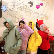 텔레토비후드티 루즈핏 오버핏 우정 보라돌이 뚜비 나나 뽀