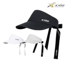 던롭코리아 젝시오 레이디스 리본 바이저 GAH-21085i, 블랙, 블랙