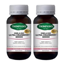 THOMPSONS One-A-Day ULTRA CRANBERRY 60000 톰슨스 뉴질랜드 원어데이 울트라 크랜베리 60캡슐 2팩