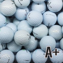 브랜드 로스트볼 A+ 50알 모음, 테일러메이드 화이트 피스 혼합 A+, 50개