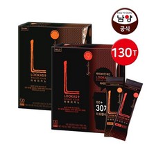 남양유업 남양 루카스나인 쁘띠 아메리카노 다크 마일드 총 130T 스틱커피, 쁘띠 아메리카노 다크 총 130T