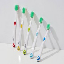 아케이 리빙 이중미세모 민트 차크 칫솔, 2세트, 5개입
