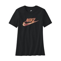 나이키 나이키 NSW LX 반팔티 블랙골드 여자 반팔 티셔츠 DM2802-010