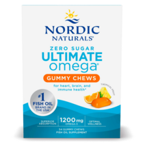 노르딕내추럴스 rTG 얼티메이트 오메가3 구미츄 1200mg EPA DHA 트로피칼 구미 54개, 1개, 기본