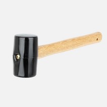 사검용 손목보호 국산 블랙 고무망치 중 자동차엔진 정비자격증용 바닥작업 벽돌공사용 냉동고, 고무망치 흑색 중