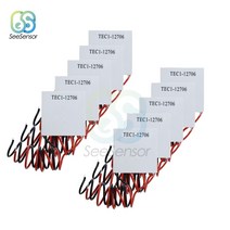 공구 10 개/몫 TEC1-12706 TEC1 12706 12V 6A TEC 열전기 냉각기 펠티어 40x40MM 요소 모듈