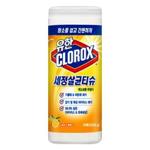 유한크로락스 세정살균티슈 시트러스 블렌드 35매, 1개