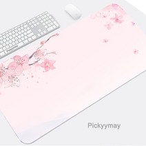 마우스 손목쿠션 손목받침대 손목보호대블랙 마우스 패드 벚꽃 데스크 매트 핑크 사쿠라 쿠션 키보드 컴퓨, 10 10_01 small 180x220x2mm