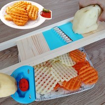 감자 그리드 슬라이서 와이퍼 컷 칩 인공물 오이 와이프 나이프, 02 라이트 그린, 1개