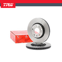 아우디 A5 Q7 전브레이크디스크 TRW DF8249S 1장 4M0615301AB