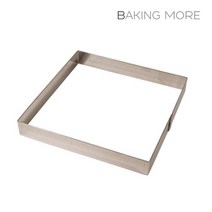 스텐 가나슈틀 사각무스링 양갱틀 파베 몰드 생 초콜릿틀(소 대), 대 180x180x25
