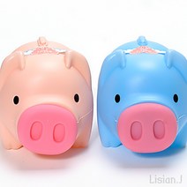 리시안제이 귀여운 돼지저금통 2개입 특이한저금통 이색저금통