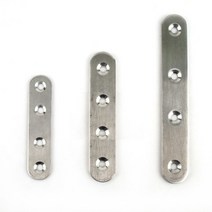 [모비딕컴퍼니] 철로라부속철물 자석빠지링 스텐플레이트 벽걸이전용브라켓 창고도어촉 phiao, 잇★ 평철(스텐일자평철S0612 125x19mm_대형), [좋아요]