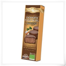 FLAVORS N NATURE Peanut fleur de sel milk chocolate bites 플레이버앤네이처 땅콩 밀크 초콜릿 45g 4개