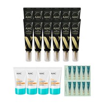 AHC 아이크림 시즌10 30ml x12 + 아쿠아 선크림 50ml x4 + 10매, 상세페이지 참조