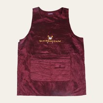 곰자수 앞치마 원피스 단추 식당 주방 캐릭터 어린이집 검정색 3컬러, 보라