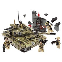 퍼즐피플 소방 경찰 군인 중국 호환레고, 타이거탱크