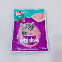 (고양이) 위스카스 주니어 참치 85g/고양이사료/고양이간식/고양이간식추천