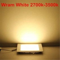 파워딜 Ac/dc 12 v/24 v 울트라 얇은 디자인 3 w 6 9w12w 15 25 led 천장 recessed 그리드 downlight 광장, 02 Warm White_07 12V 25W