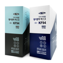 닥터피앤엘 미세먼지 황사마스크 대형 KF94, 50개입, 2개, 화이트