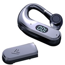 Cooela 노이즈캔슬링 X5 블루투스이어폰 귀걸이형 생활 방수 스포츠, X5 블랙