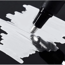 골드 실버 크롬 메탈 미러 방수 마커 도색 펜 프라모델 차량 신발 DIY 꾸미기 색칠놀이, 골드 0.7mm