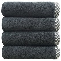 다주타올 댄디퍼즐 두꺼운 호텔수건 180g 40수 코마사, 진회색, 5개
