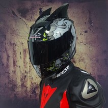 오토바이 레인스플리터 소두핏 스쿠터 배달 간지 코모 헬멧 그라비티 바이크헬멧 풀 페이스 capacete 프 레이싱 Kask DOT motorcycle helmet, L, 555