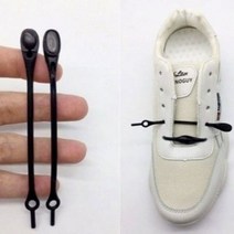 운동화끈 편한 신발끈 매듭없는 실리콘 슈즈타이 12P