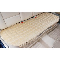 자동차 시트 커버 car seat cover 전면 후면 플로킹 천 쿠션 non slide winter auto protector mat pad keep warm fit suv, 베이지색 후면 1