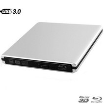 dvd플레이어 4k플레이어 ubk cd USB 3.0 외부 블루 레이 광학 드라이브 Bluray BD-rw 버너 BD-RE CD/DVD RW, 한개옵션0