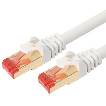 NEXi CAT8 SFTP 기가비트 인터넷연결 고속 랜케이블 공유기 모뎀 네트워크 연결선, 20m, 1개