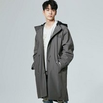 이랜드 [버커루]버커루 봄 가을 20% 남성 후드 레이어드 롱기장 야상점퍼 B211JP420P