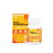 에버그린 뼈건강엔 닥터비타민D 60캡슐 비타민D 아연