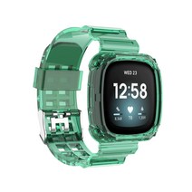 핀흔 핏빗 Fitbit Versa3/Fitbit Sense호환 밴드 시계줄, 녹색