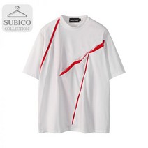 남자 오버핏 반팔 남자반팔면티 빅사이즈 반팔티 루즈핏 티셔츠 커플 시밀러룩 프린팅 커플티 나염 173774