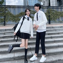 가을커플룩 트렌드 털 옷 롱 소매 풀오버 후드 셔츠 어텀 무드 교복 4808421683