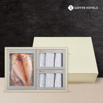 [롯데호텔] 제주 옥돔갈치 혼합 선물세트 1호 (옥돔1kg 3~4미/갈치 2미 1.1kg), 상세 설명 참조