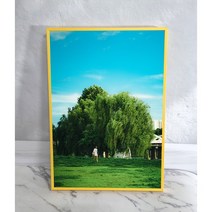 엘앤디 컬러액자 - 모던 감성 나무, 화이트, 1개