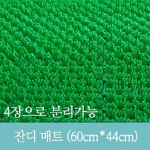 이엘쇼핑 잔디매트 60x44cm ( 분리가능) 현관매트 베란다