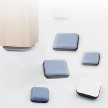 사각형 슬라이딩 의자 소음방지 테프론 패드 DD-11647, 25mm, 1개