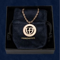 하데나 게르마늄 목걸이 Vol.1 (방패 로즈골드)
