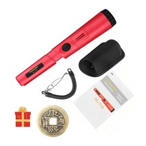 tc-110 휴대용 금속 탐지기 위치 막대 탐지기 ip68 무료 선물로 물에 최대 3m 방수, 박스 레드 없음