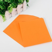입구밀봉 포장지 푸딩한봉 종이 꿀병 소가죽지 창의적 병뚜껑 택배 선물포장 병, 오렌지 13x13cm 50장