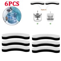 고양이 음수기 펫 강아지 자동 세라믹 선인장 정수기 음수대 분수대 식수대 급수기 191, 6개 화이트 블랙