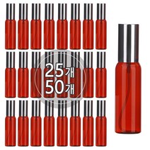 [25개묶음판매] 금속스프레이 20ml 30ml 50ml 60ml 75ml 80ml 100ml 스프레이공병 미스트용기, 60ml(L) 갈색용기, 골드캡, 25개