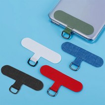 투에이비 스마트폰 행온택 스트랩 고리 태그 홀더 19 Colors, (태그 홀더) 라이트 그레이